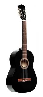 Stagg SCL50-BLK, klasická kytara 4/4, černá (Klasická 4/4 kytara)