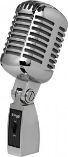 Stagg SDM100 CR, dynamický vintage mikrofon (RETRO dynamický vintage mikrofon)