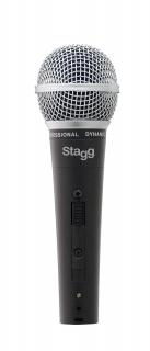 Stagg SDM50, dynamický mikrofon, kovové tělo (Dynamický mikrofon)