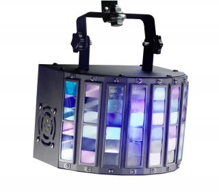 Stagg SLT-DERBY-2, 6x 2W RGBAWP DMX, paprskový efekt (Paprskový LED efekt, 6x 2W RGBWAP, DMX.)