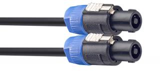 Stagg SSP15SS15, reproduktorový kabel Speakon - Speakon zástrčka, 15m (Repro kabel 15 m)