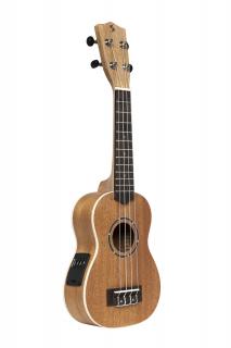 Stagg US-30 E, elektroakustické sopránové ukulele s pouzdrem (Elektroakustické sopránové ukulele)