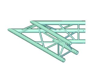 Trilock E-GL33 C-19 2-way corner 45 (3-point truss system)