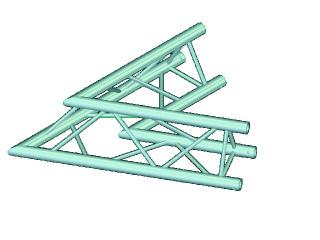 Trilock E-GL33 C-20 2-way corner 60 (3-point truss system)