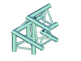 Trilock E-GL33 C-31 3-way corner (3-point truss system)