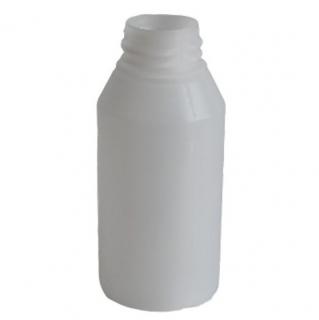 Láhve HDPE 100 ml (Prázdná láhev transparentní bez uzávěru)