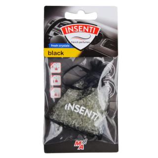 Osvěžovač vzduchu INSENTI krystaly - black, vůně do auta