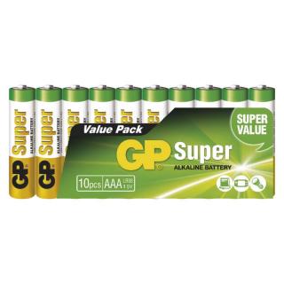 Baterie GP SUPER Alkaline AAA Množství: 12 ks