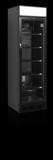 TEFCOLD CEV 425 CP BLACK - Chladicí skříň prosklené dveře