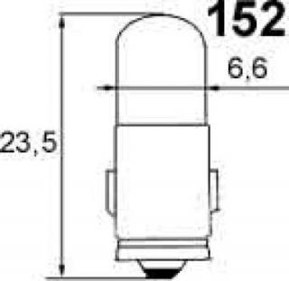 24V 1.2W BA7s