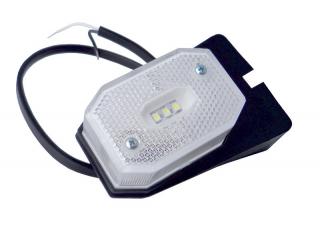 Fristom FT-001/B pozička přední LED  12-24V (Svítilna přední obrysová LED Fristom FT-001/1B, 12-24V, s odrazkou (Flexipoint), na držáku)