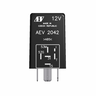 Intervalový spínač stěračů AVIA – 12V AEV 2042 (Cyklovač stěračů AVIA AEV2042)