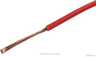 Kabel CYA 0.75mm červený (H07V-K/0,75/RE)