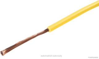 Kabel CYA 0.75mm žlutý (H07V-K/0,75/YL)