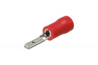 Kolík plochý 2,8 mm červený - balení 10 ks (424107)
