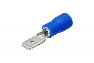 Kolík plochý 4,8 mm modrý - balení 10 ks (424209)