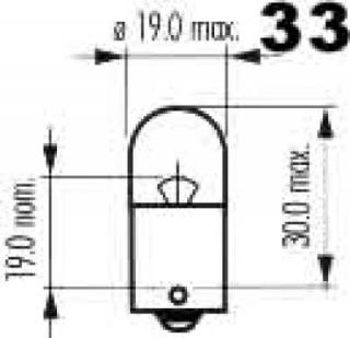 NARVA R10W 24V 10W BA15s HD