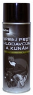 Spray proti kunám a hlodavcům (Sprej na ochranu kabeláže)