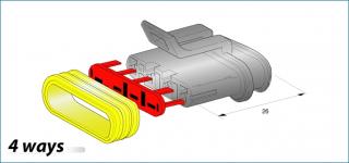 SUPERSEAL KIT D4 4423680 (komplet s konektory a těsněním)