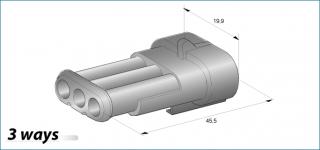 SUPERSEAL KIT K3 4423650 (komplet s konektory a těsněním)