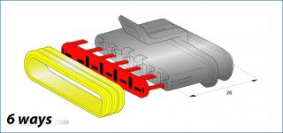 SUPERSEAL těleso D6 44.23720 (SRS1,5/F06 bez konektorů)