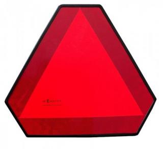 Trojúhelník výstražný reflexní hliníkový (Trojúhelník pro pomalu jedoucí vozidla)