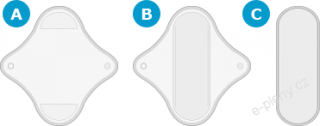 LadyCup LadyPad BIO Denní vložka - Bílá  (vel. S, M, L)