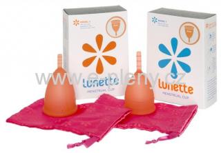 Lunette menstruační kalíšek - Oranžový (vel. 1, 2)