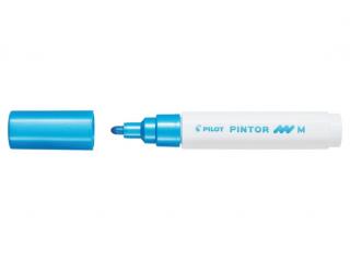 Pilot Pintor - Popisovač - Střední hrot (M) Barva: metalická modrá
