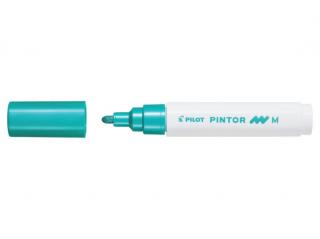 Pilot Pintor - Popisovač - Střední hrot (M) Barva: metalická zelená
