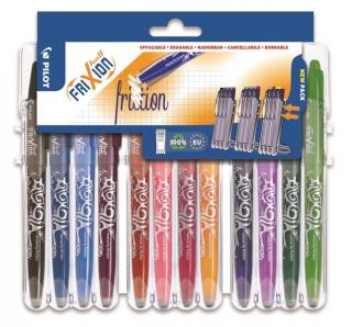 Pilot, Set2Go 12 ks Roller FriXion Ball, 0.7, (M) střední
