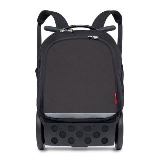 Školní a cestovní batoh na kolečkách Nikidom Roller UP XL Black (27 l)