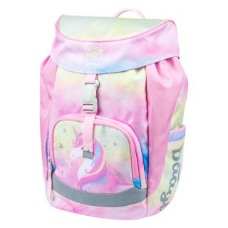 Školní batoh pro prvňáčky 650 g - Baagl Airy Rainbow Unicorn