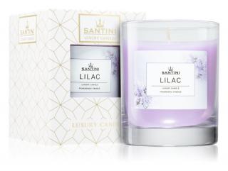 Luxusní svíčka Santini - Lilac, 200g
