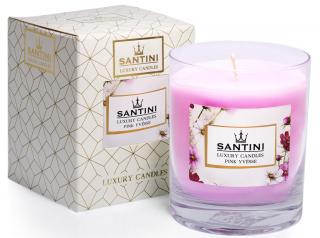 Luxusní svíčka Santini - Pink Yvésse, 200g