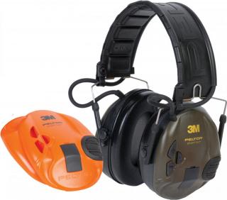 3M elektronický chránič sluchu Peltor SportTac Barva: Olivová / oranžová