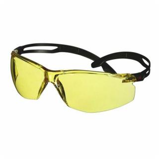 3M SecureFit 500 žluté brýle, černé obruby, SF503SGAF-BLK