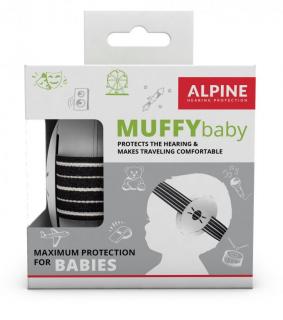 Alpine Muffy Baby Chrániče sluchu pro miminka Barva: Černá