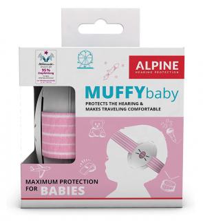 Alpine Muffy Baby Chrániče sluchu pro miminka Barva: Růžová