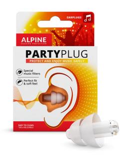 Alpine PartyPlug Transparent Chrániče SNR 19 dB 1 pár Barva: Bílá