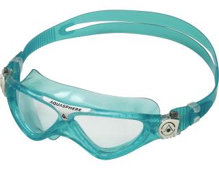 Aquaphere Vista Junior - dětské plavecké brýle Barva: Transparentní / zelená / zelená