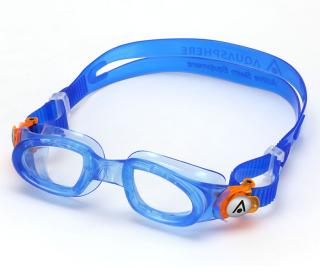 Aquasphere Moby Kid - dětské plavecké brýle Barva: Transparentní / oranžová / modrá