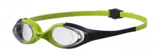 Arena Spider Junior - plavecké brýle pro děti Barva: Transparentní / černá / zelená