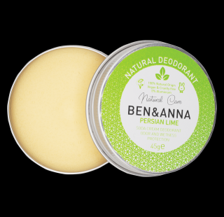 Ben & Anna Krémový deodorant (45 g) - Perská limetka
