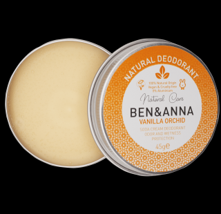 Ben & Anna Krémový deodorant (45 g) - Vanilková orchidej