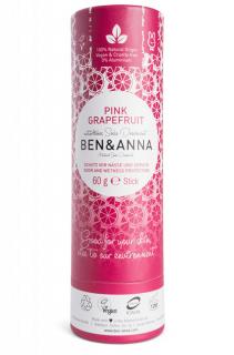 Ben & Anna Tuhý deodorant (40 g) - Růžový grapefruit
