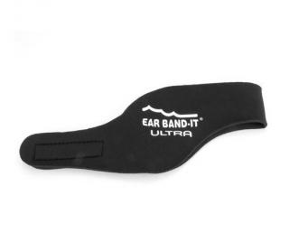 Ear Band-It® Ultra Černá Čelenka na plavání Velikost čelenky: Střední