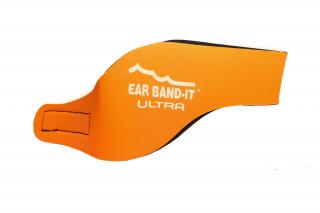 Ear Band-It® Ultra Oranžová čelenka na plavání Velikost čelenky: Malá