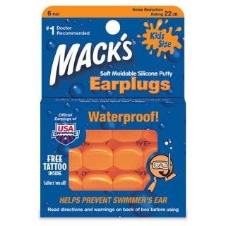 Mack's dětské tvarovatelné špunty do uší Množství v balení: 6 párů