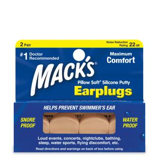 Mack's Snoozers špunty do uší proti chrápání Množství v balení: 2 páry
